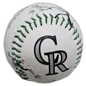 MLB Official Merch • Colorado Rockies 2023 Baseball • Cherry Blossom Design [W]